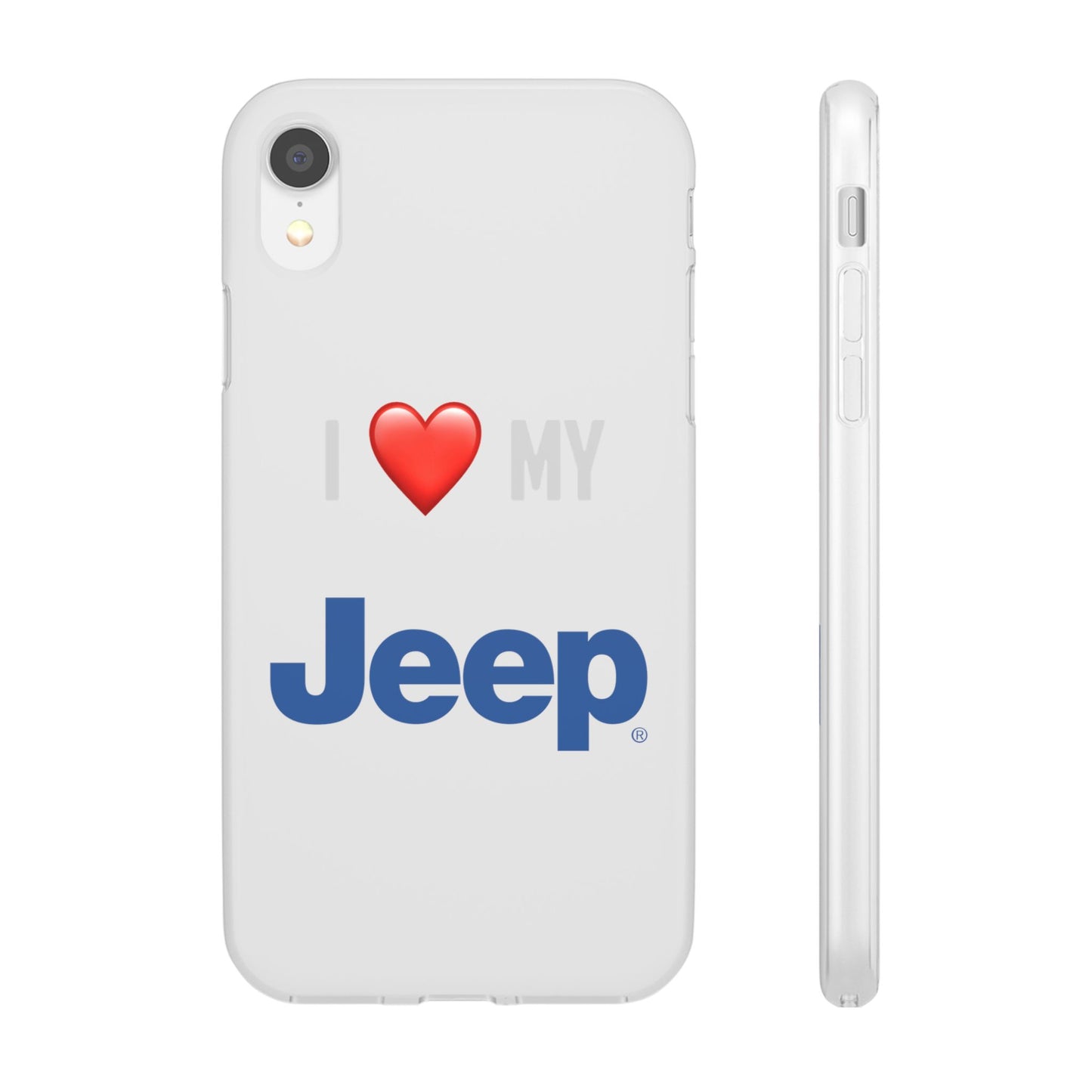 Jeep Phone Case - Flexible And Frosted TPU Plastic I Love My Jeep Phone Case