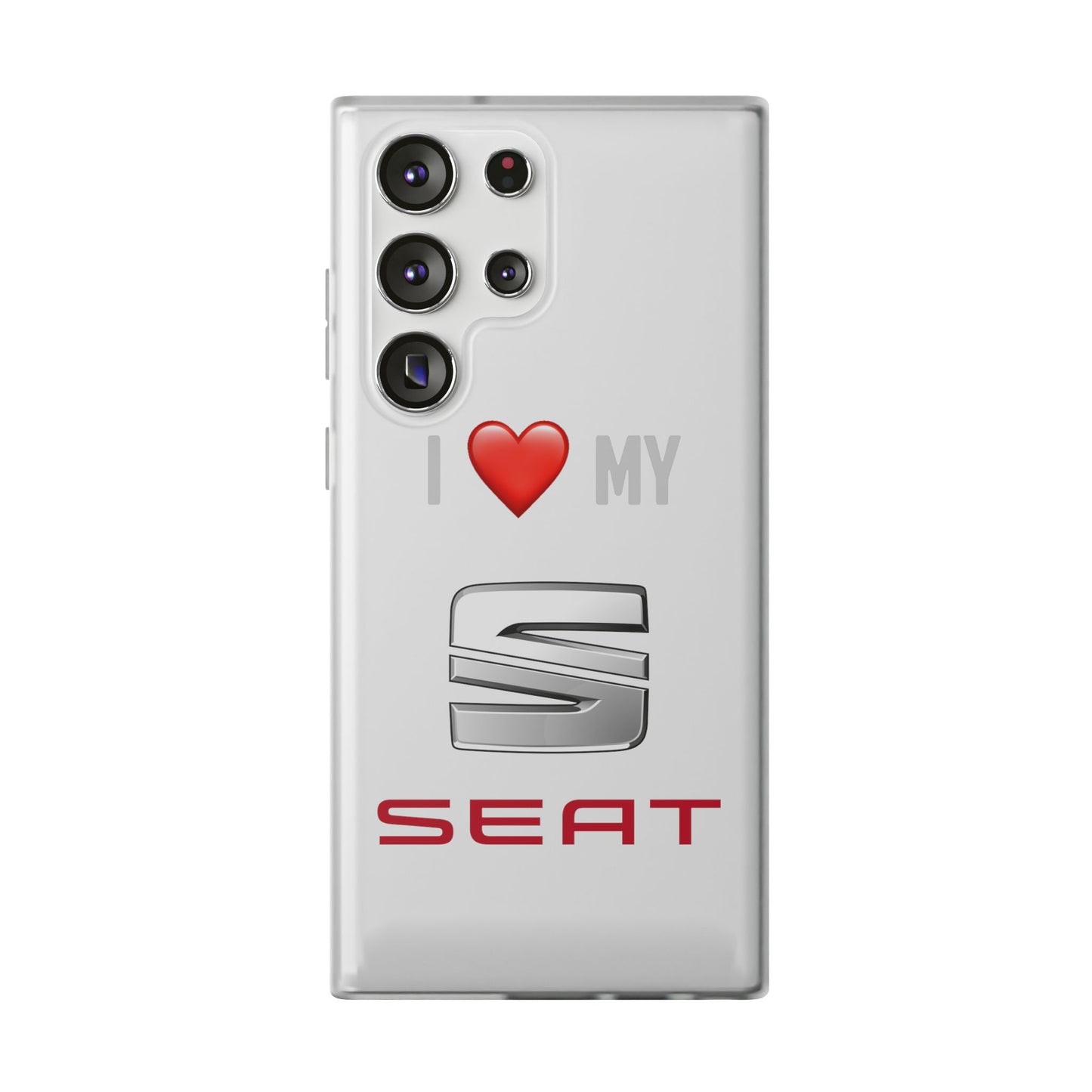 Seat Phone Case - Flexible And Frosted TPU Plastic I Love My Seat Phone Case
