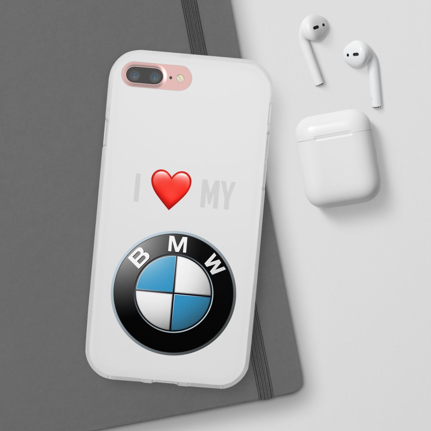 BMW Phone Case - Flexible And Frosted TPU Plastic I Love My BMW Phone Case