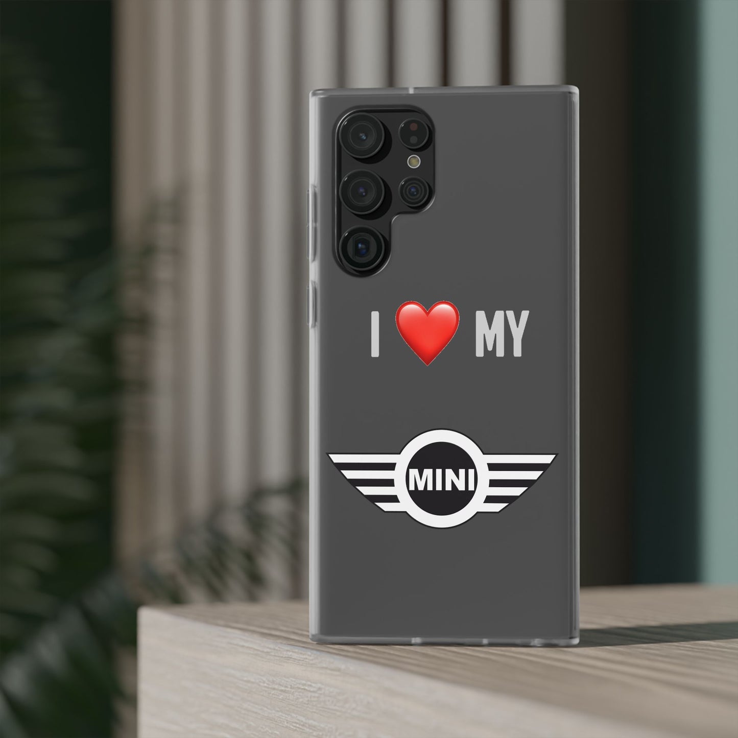 Mini Phone Case - Flexible And Frosted TPU Plastic I Love My Mini Phone Case