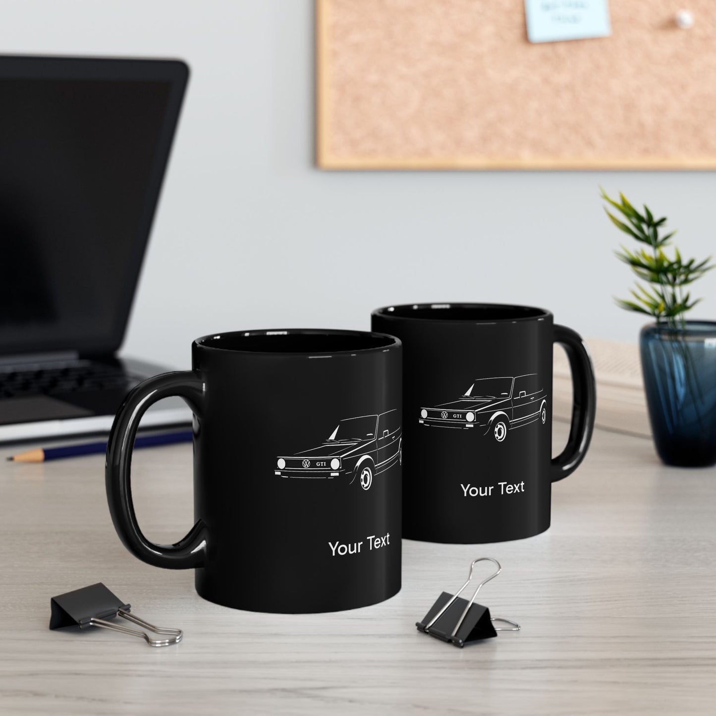 Golf GTI Mk 1 Mug (With or Without Personalisation) 11oz or 15oz. Perfect Gift