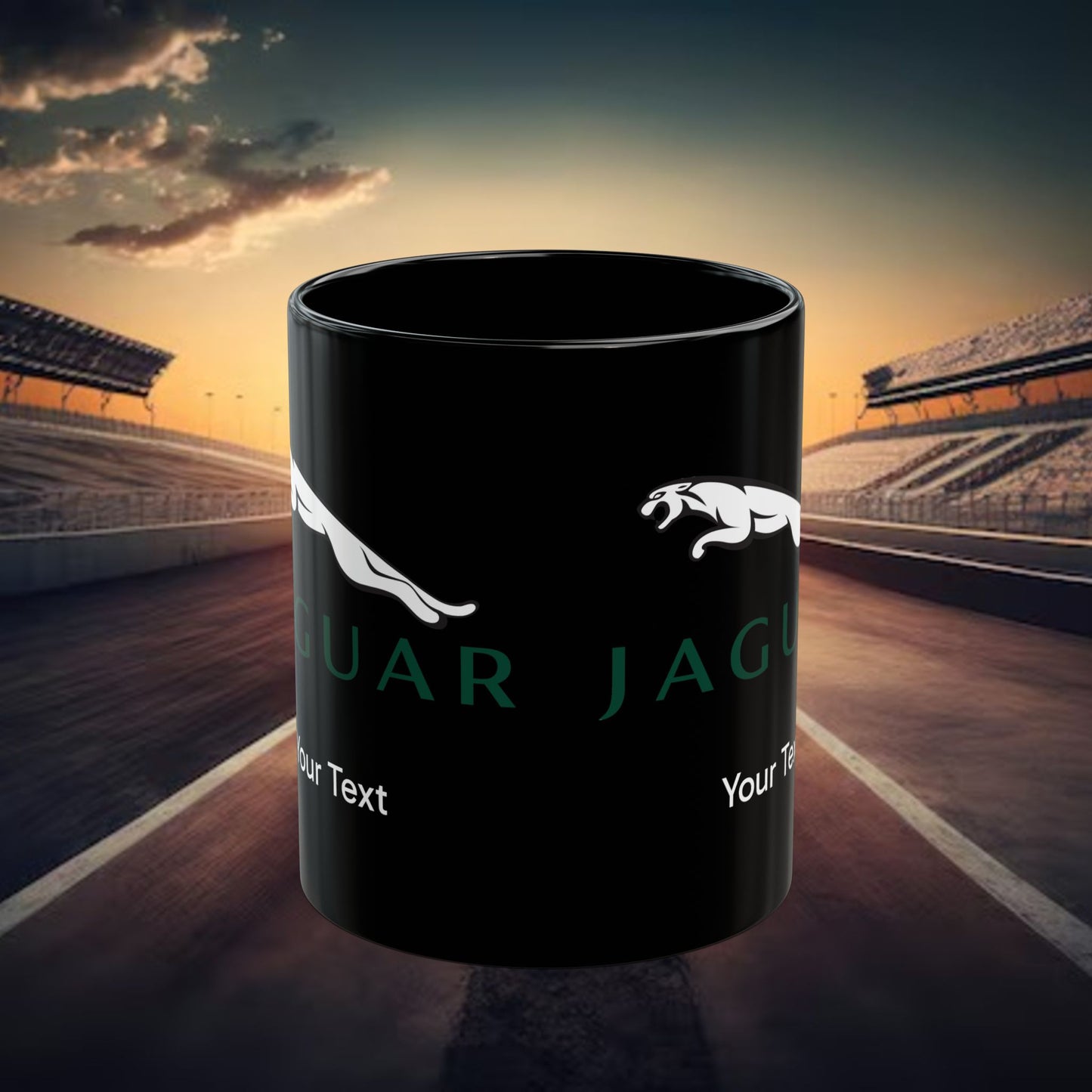 Jaguar Mug (With or Without Personalisation) 11oz or 15oz. Perfect Gift