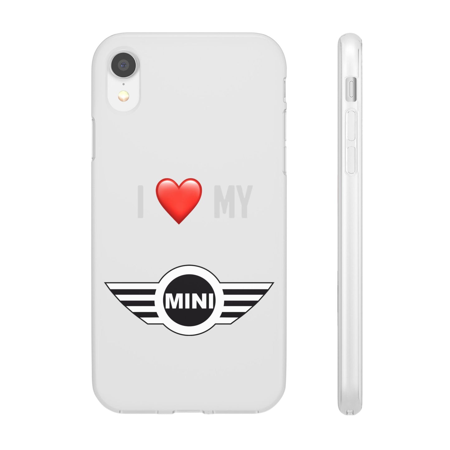 Mini Phone Case - Flexible And Frosted TPU Plastic I Love My Mini Phone Case