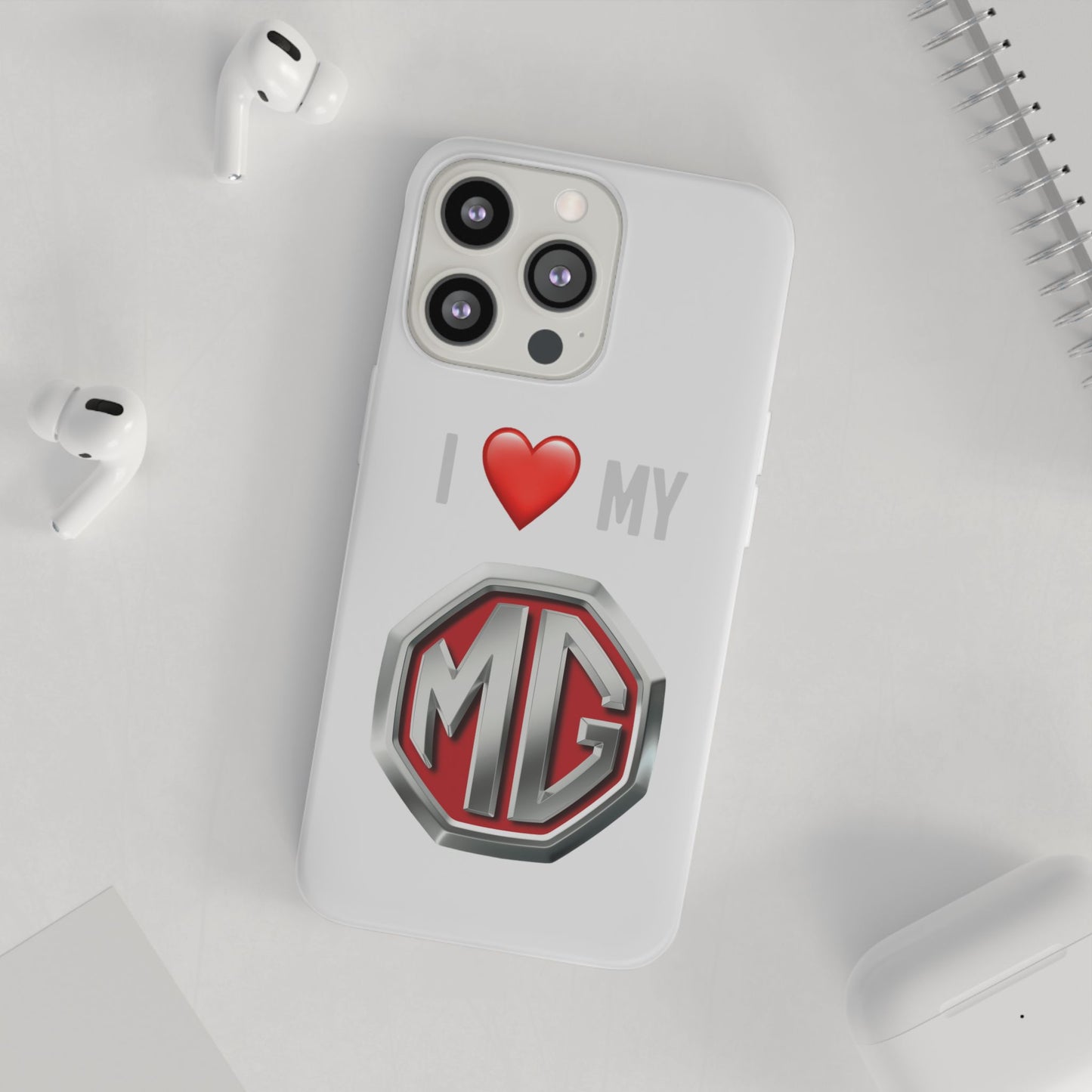 MG Phone Case - Flexible And Frosted TPU Plastic I Love My MG Phone Case