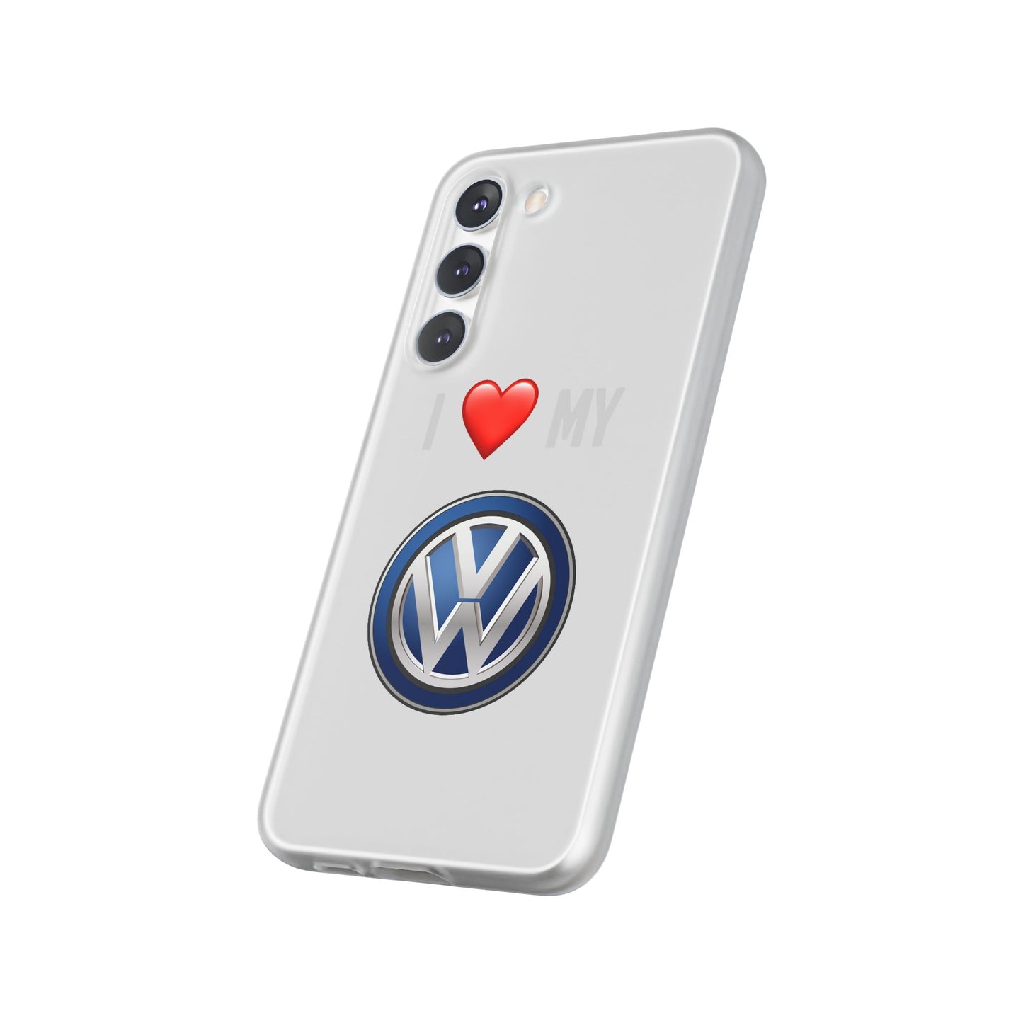 Volkswagen Phone Case - Flexible And Frosted TPU Plastic I Love My Volkswagen Phone Case