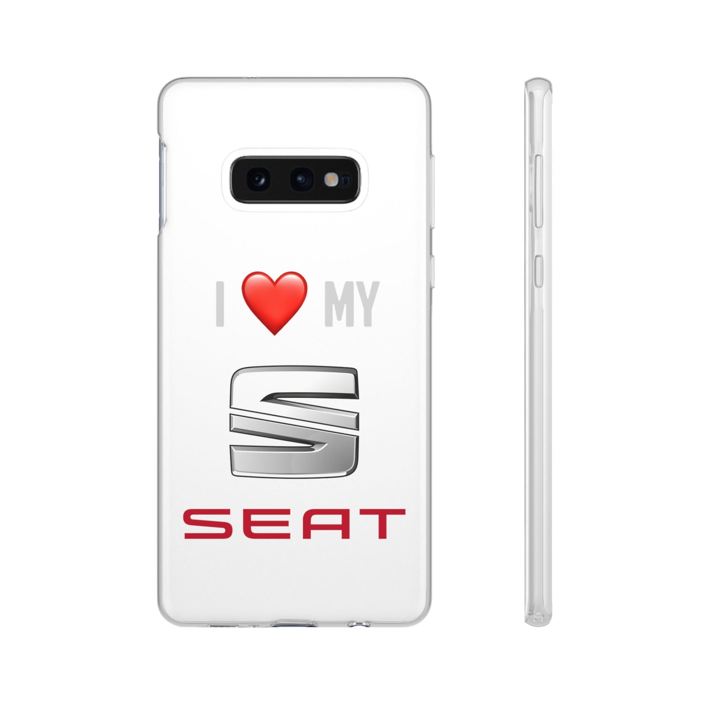 Seat Phone Case - Flexible And Frosted TPU Plastic I Love My Seat Phone Case