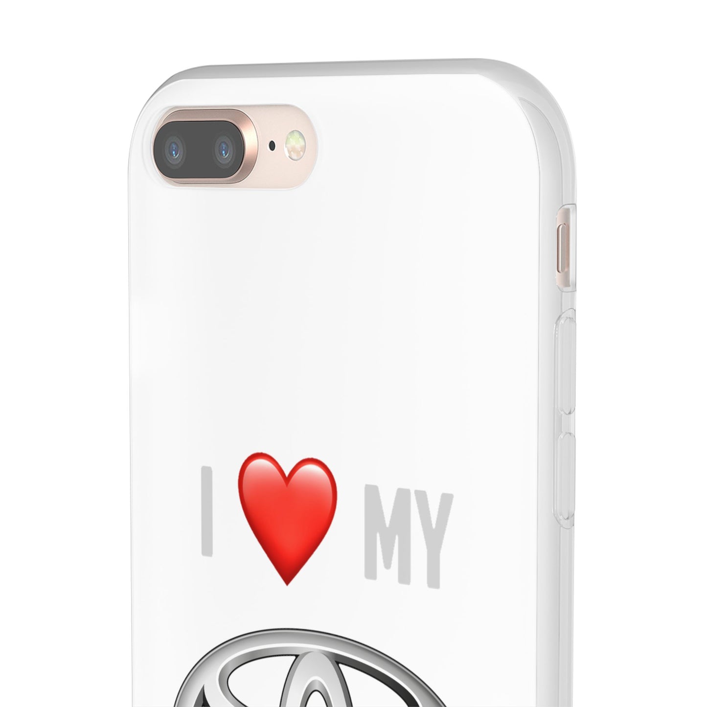Toyota Phone Case - Flexible And Frosted TPU Plastic I Love My Toyota Phone Case