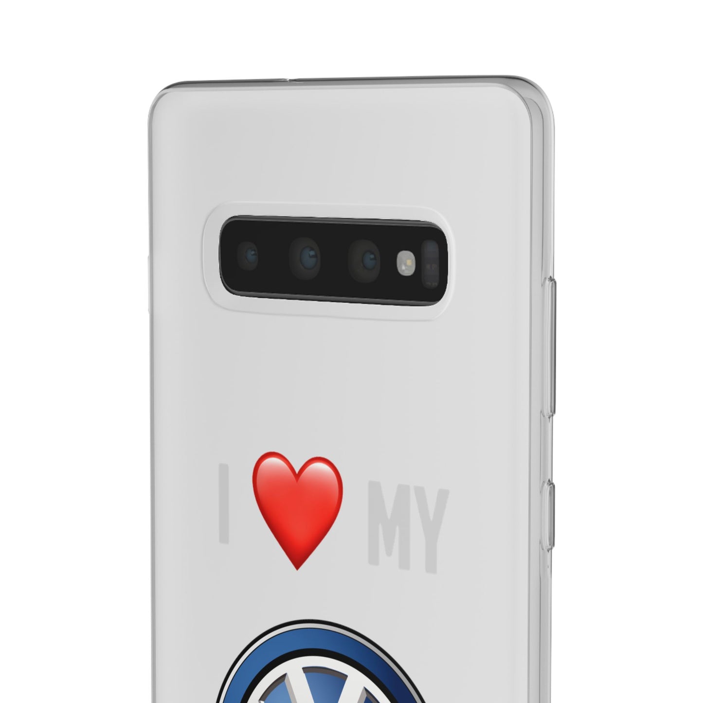 Volkswagen Phone Case - Flexible And Frosted TPU Plastic I Love My Volkswagen Phone Case