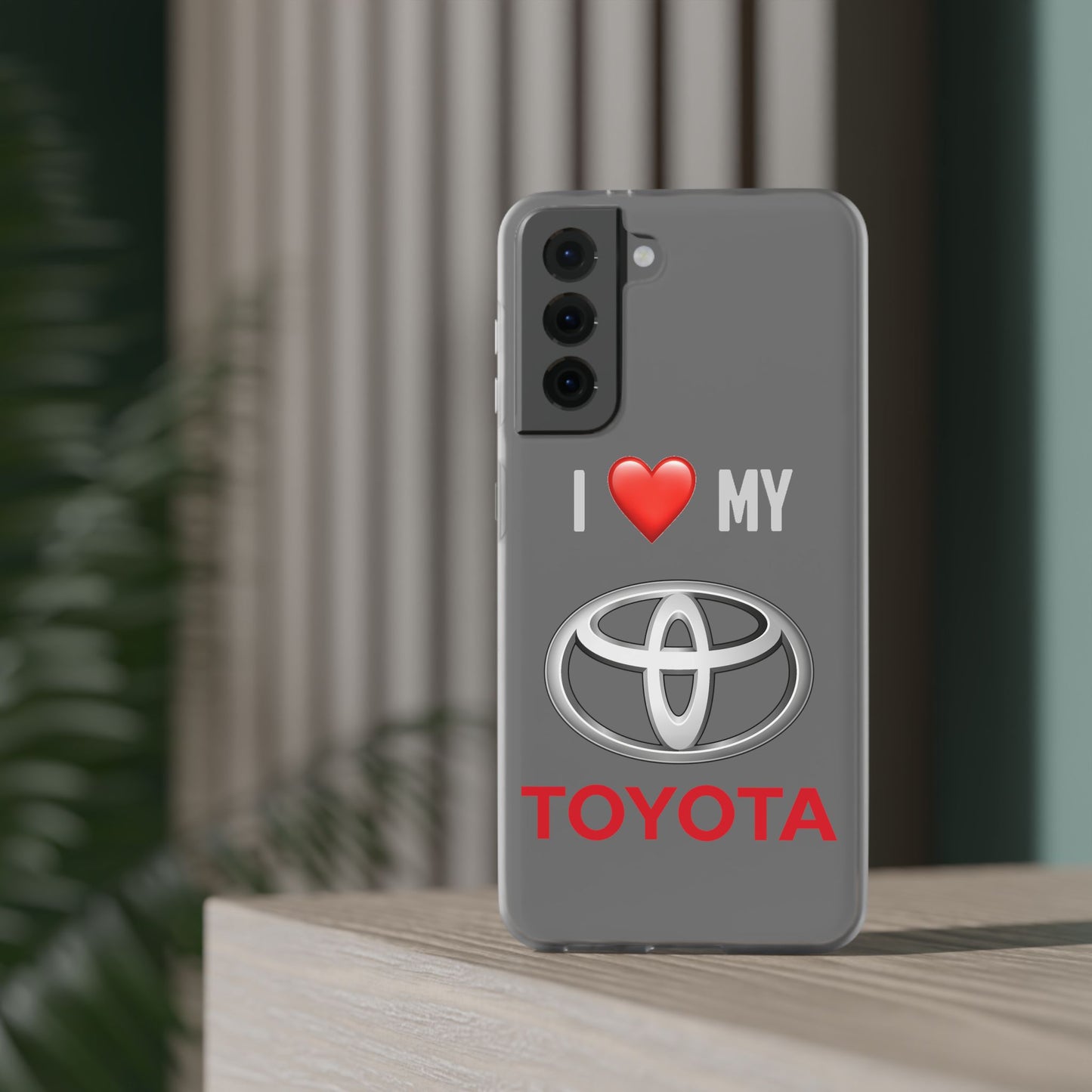 Toyota Phone Case - Flexible And Frosted TPU Plastic I Love My Toyota Phone Case