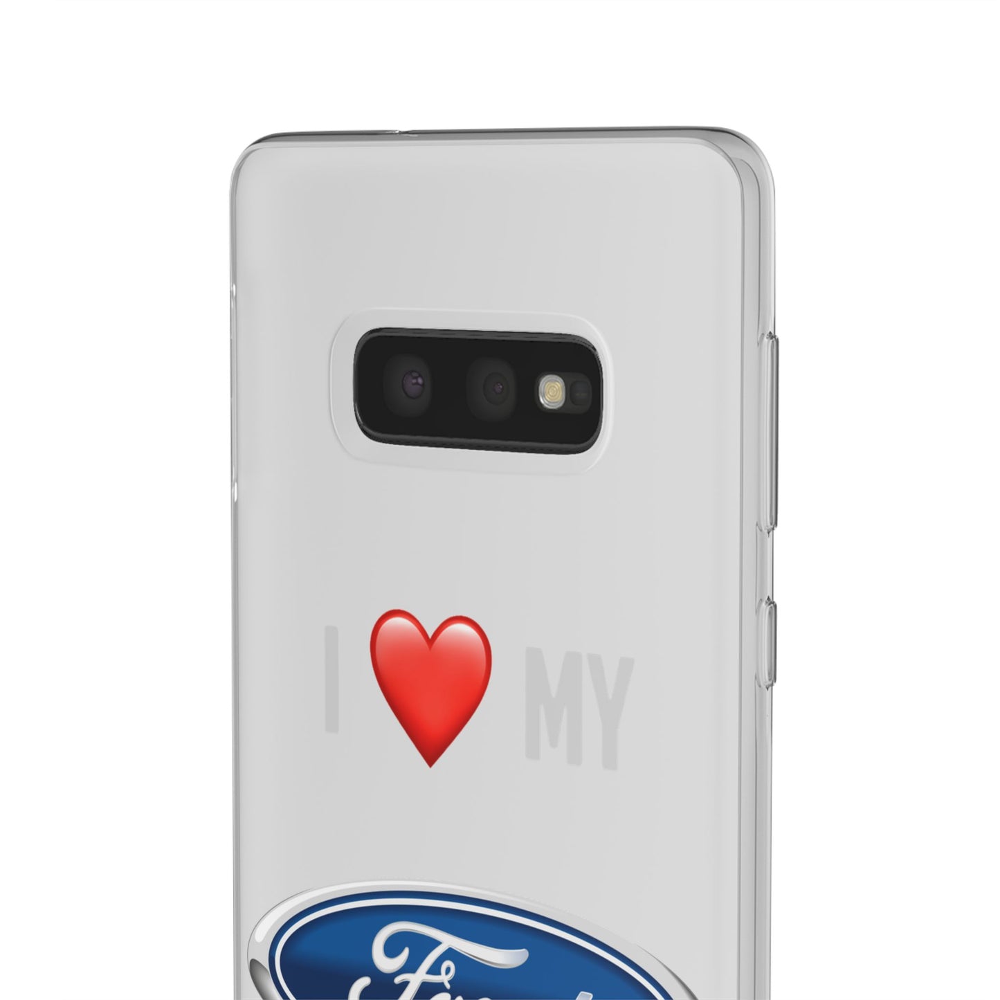 Ford Phone Case - Flexible And Frosted TPU Plastic I Love My Ford Phone Case