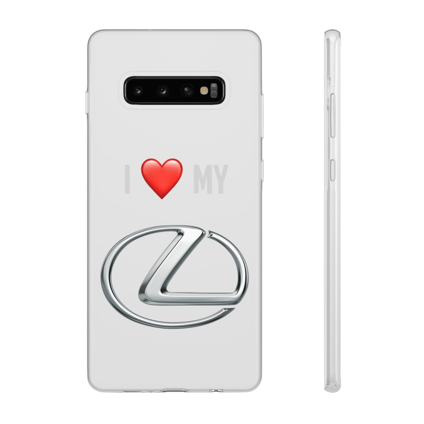 Lexus Phone Case - Flexible And Frosted TPU Plastic I Love My Lexus Phone Case