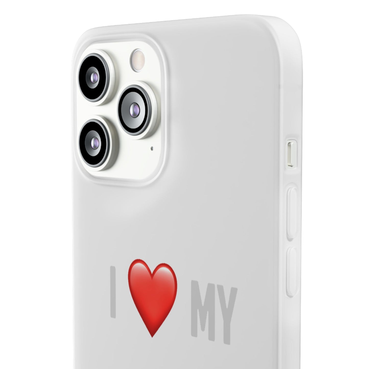 Mini Phone Case - Flexible And Frosted TPU Plastic I Love My Mini Phone Case