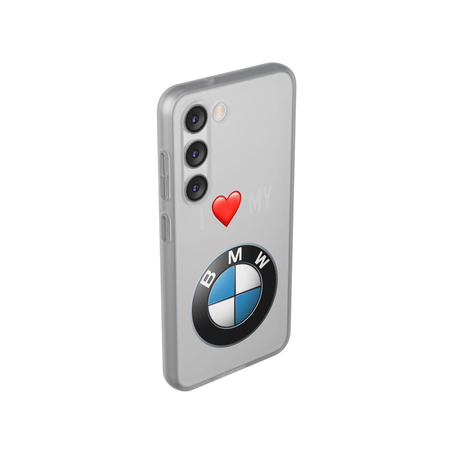 BMW Phone Case - Flexible And Frosted TPU Plastic I Love My BMW Phone Case