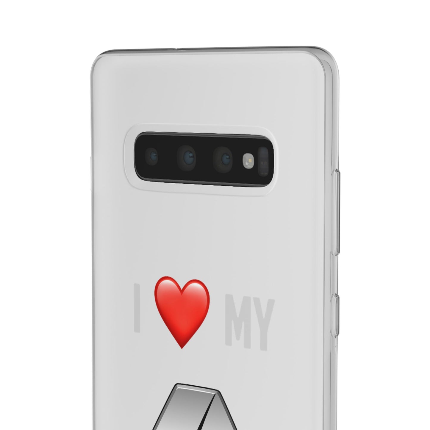 Renault Phone Case - Flexible And Frosted TPU Plastic I Love My Renault Phone Case