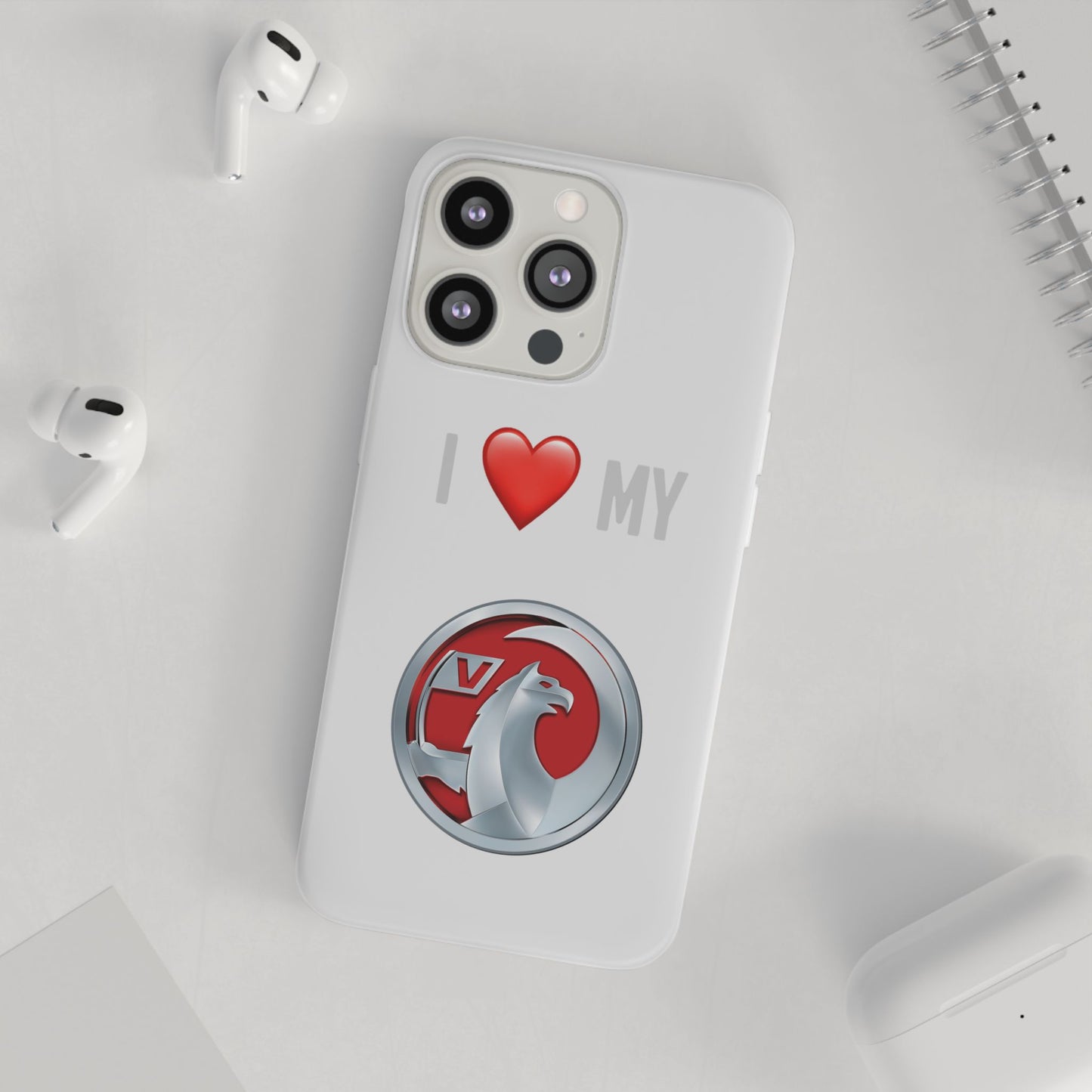Vauxhall Phone Case - Flexible And Frosted TPU Plastic I Love My Vauxhall Phone Case