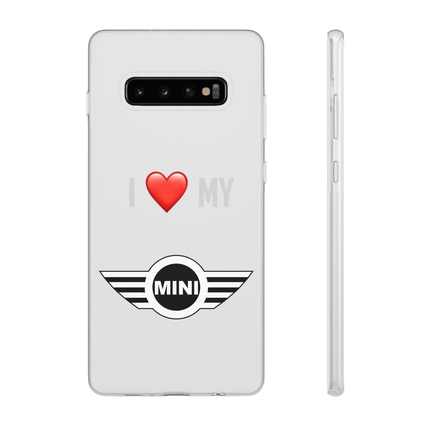 Mini Phone Case - Flexible And Frosted TPU Plastic I Love My Mini Phone Case