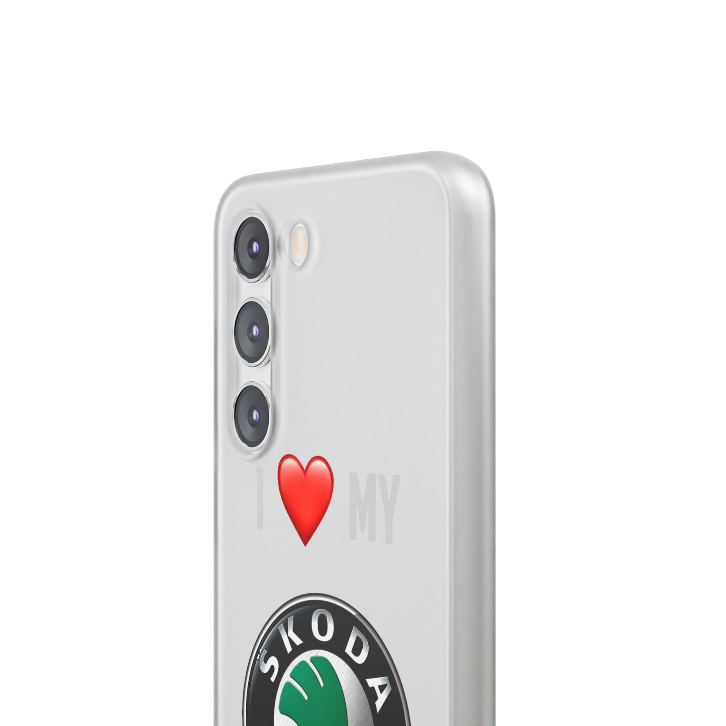 Skoda Phone Case - Flexible And Frosted TPU Plastic I Love My Skoda Phone Case