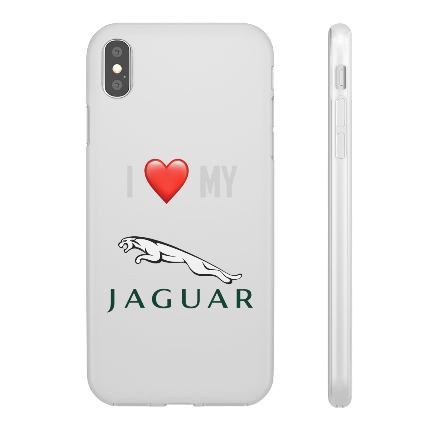 Jaguar Phone Case - Flexible And Frosted TPU Plastic I Love My Jaguar Phone Case