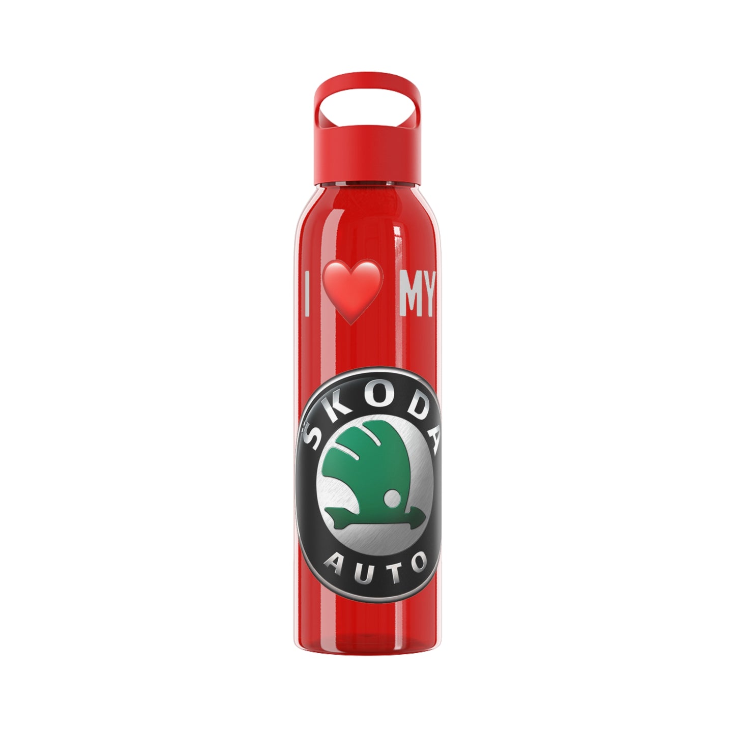 Skoda - I Love My Skoda 22oz Water Bottle