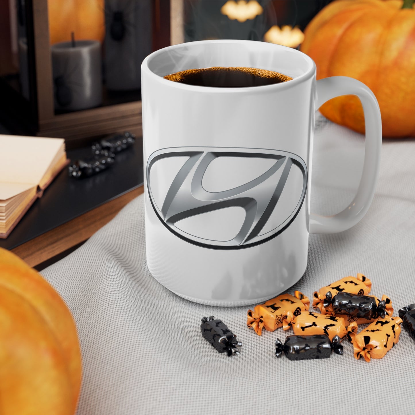 Hyundai  - I Love my Hyundai White Ceramic Coffee Cup 11oz, 15oz