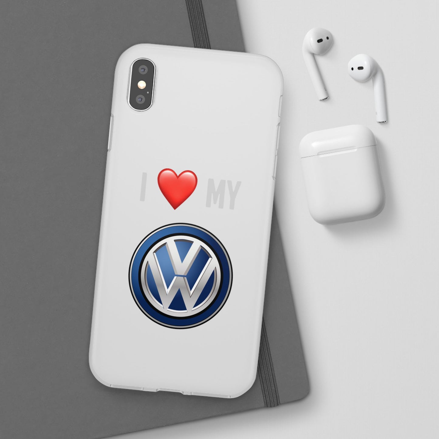 Volkswagen Phone Case - Flexible And Frosted TPU Plastic I Love My Volkswagen Phone Case