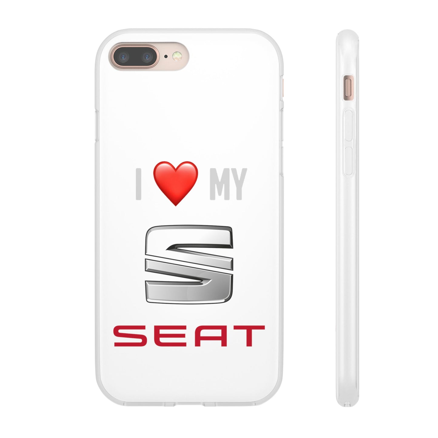 Seat Phone Case - Flexible And Frosted TPU Plastic I Love My Seat Phone Case