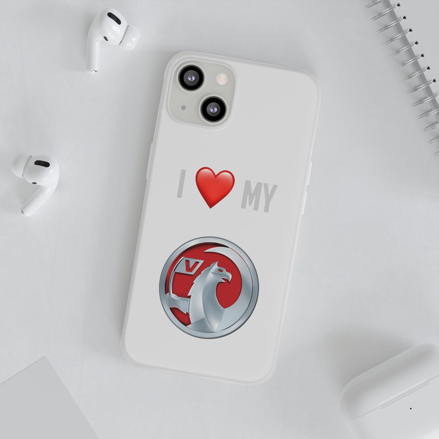 Vauxhall Phone Case - Flexible And Frosted TPU Plastic I Love My Vauxhall Phone Case