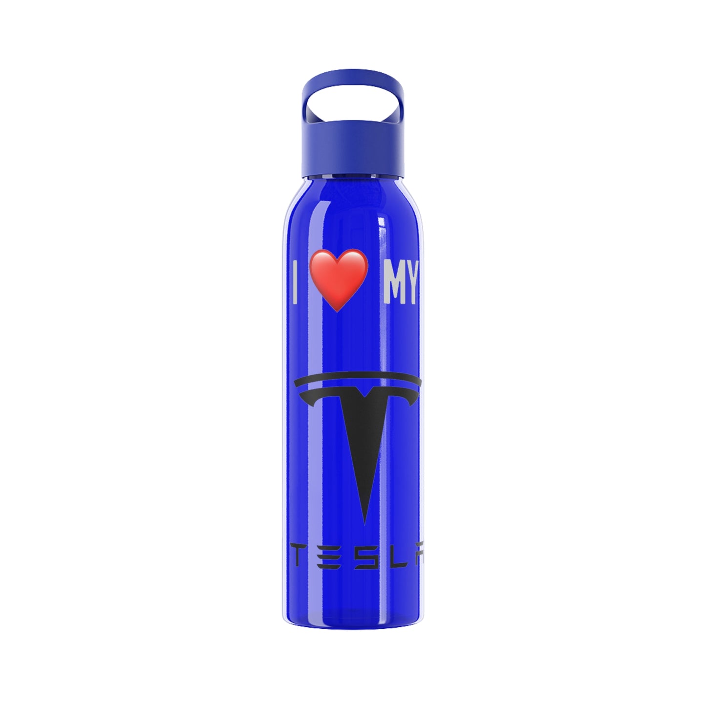Tesla - I Love My Tesla 22oz Water Bottle