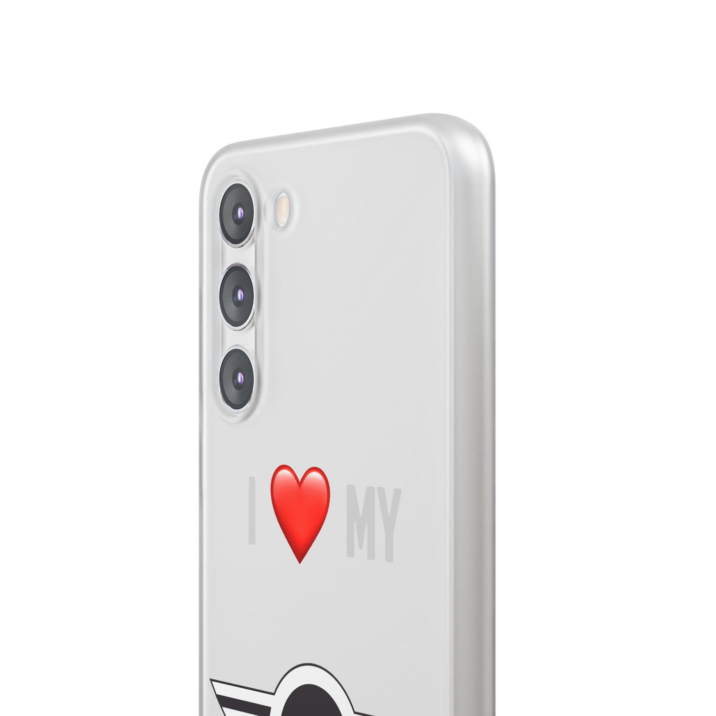 Mini Phone Case - Flexible And Frosted TPU Plastic I Love My Mini Phone Case