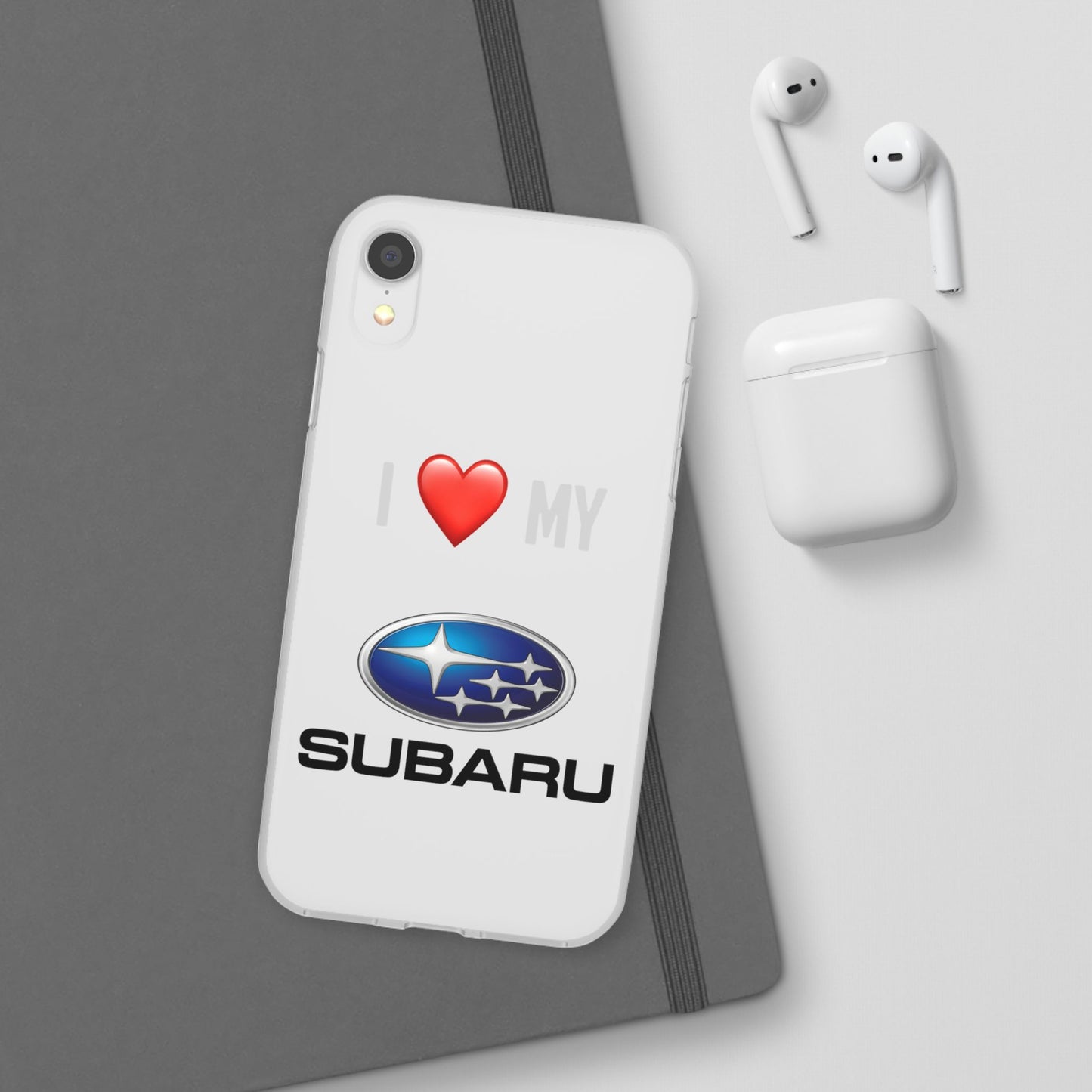 Subaru Phone Case - Flexible And Frosted TPU Plastic I Love My Subaru Phone Case