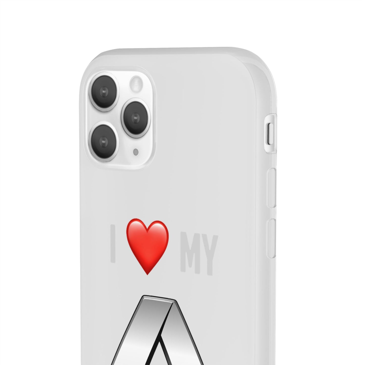 Renault Phone Case - Flexible And Frosted TPU Plastic I Love My Renault Phone Case