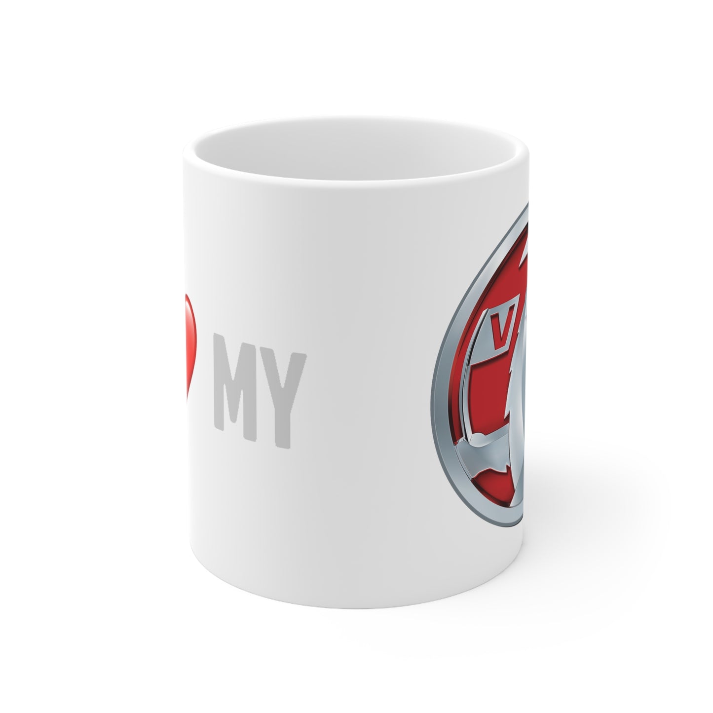 Vauxhall  - I Love my Vauxhall White Ceramic Coffee Cup 11oz, 15oz