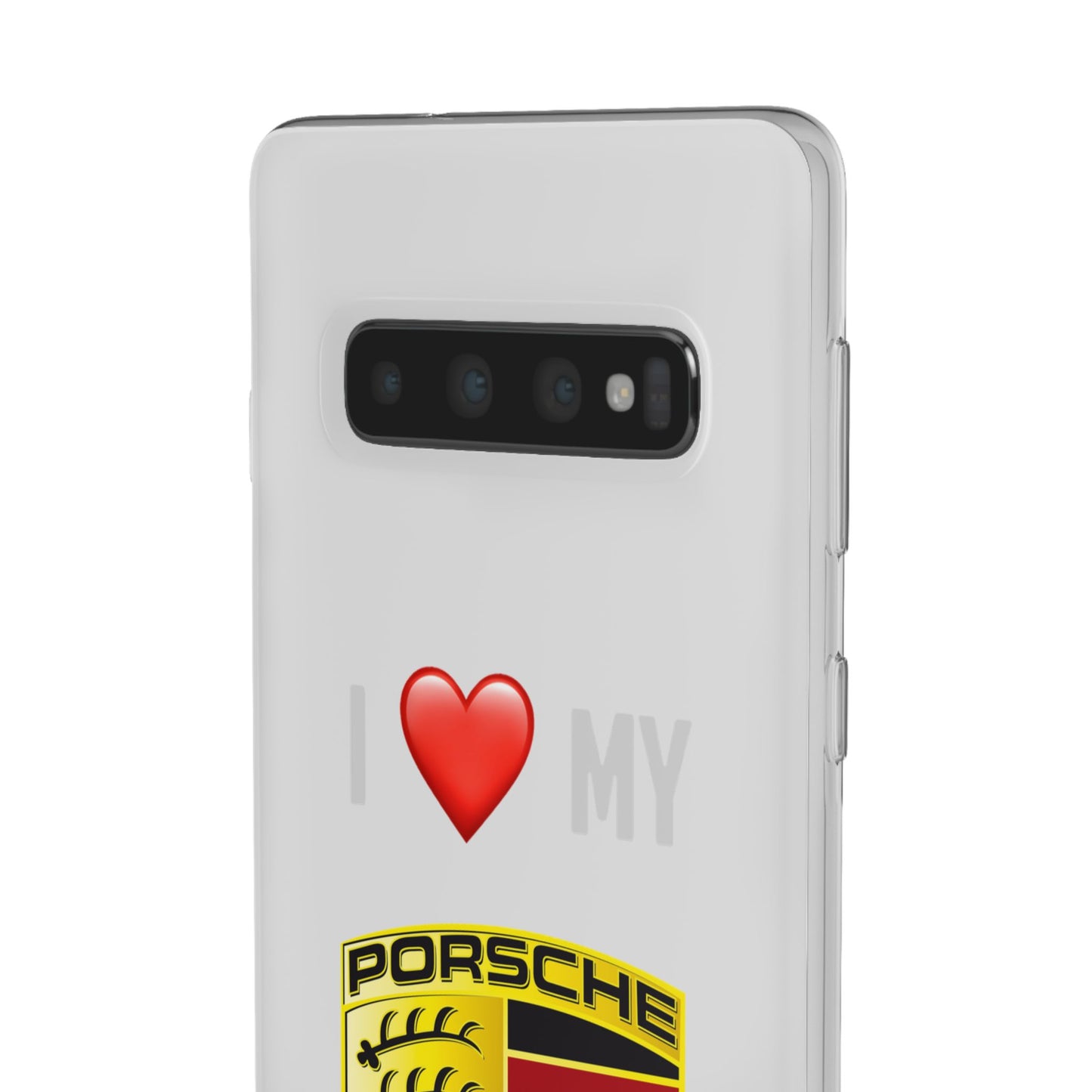 Porsche Phone Case - Flexible And Frosted TPU Plastic I Love My Porsche Phone Case