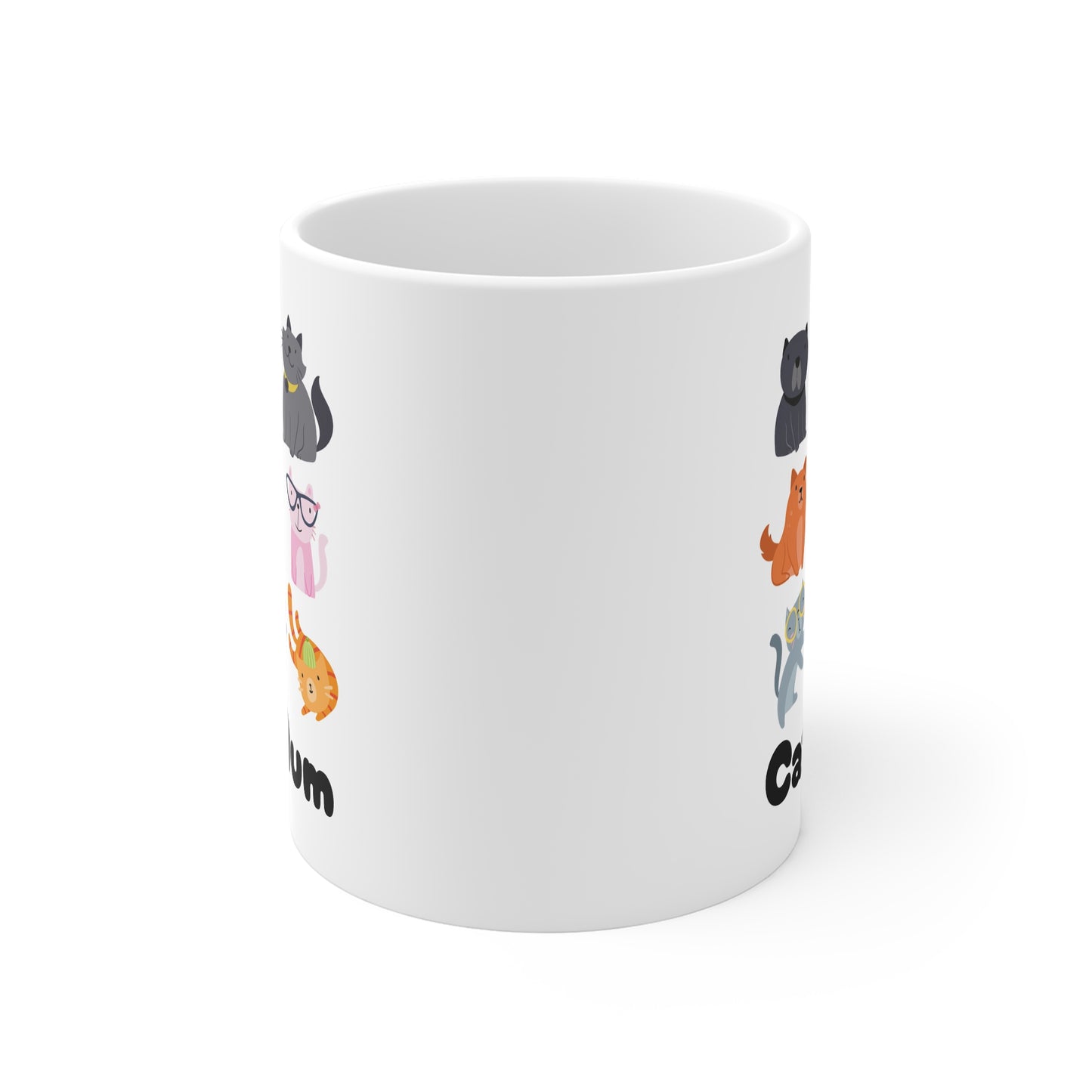 Cat Mum Mug - 11oz Ceramic. For Cat Lovers. Ideal gift