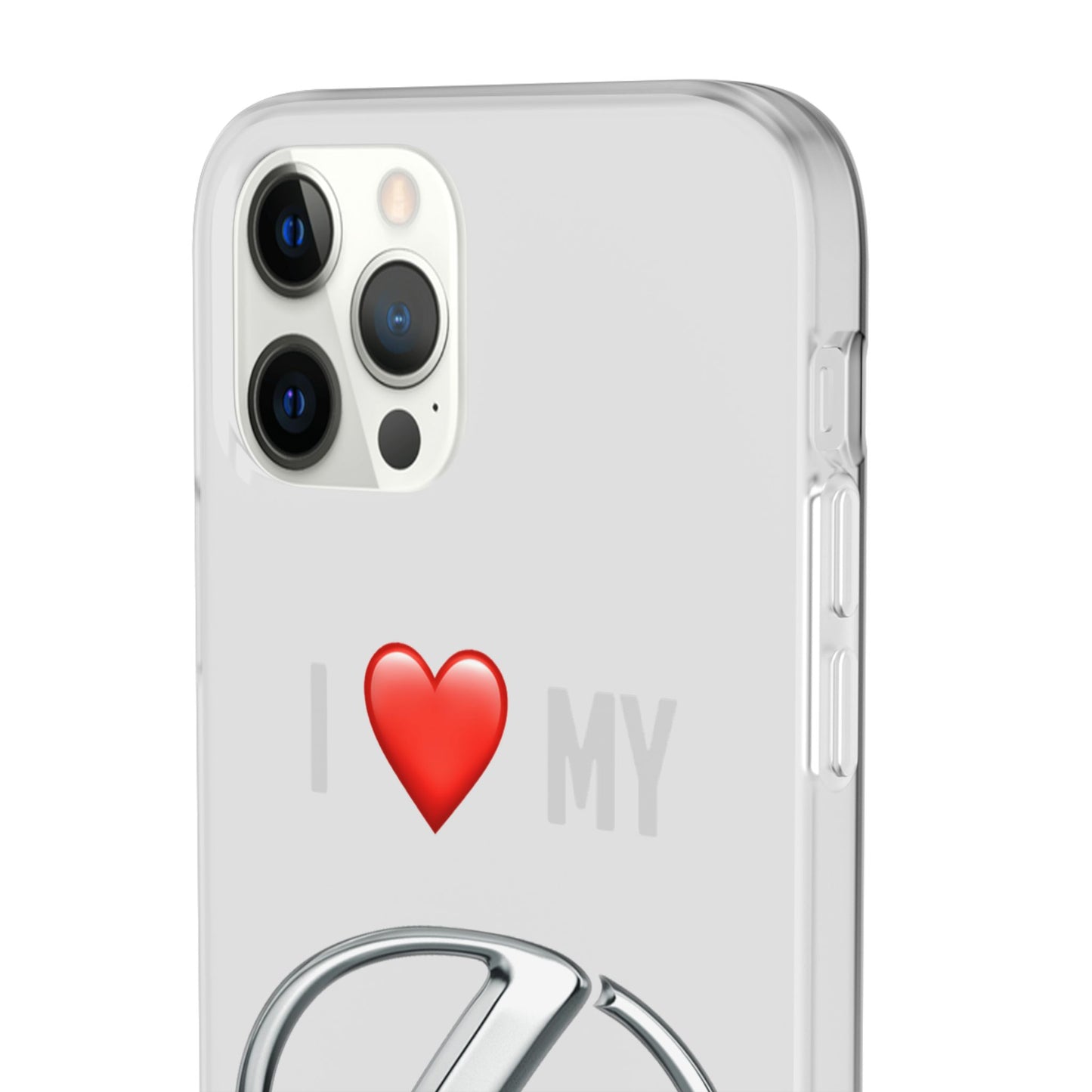 Lexus Phone Case - Flexible And Frosted TPU Plastic I Love My Lexus Phone Case