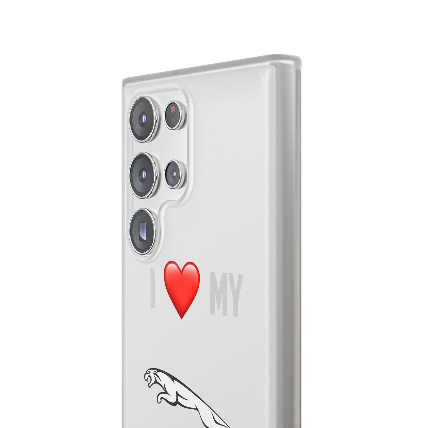 Jaguar Phone Case - Flexible And Frosted TPU Plastic I Love My Jaguar Phone Case
