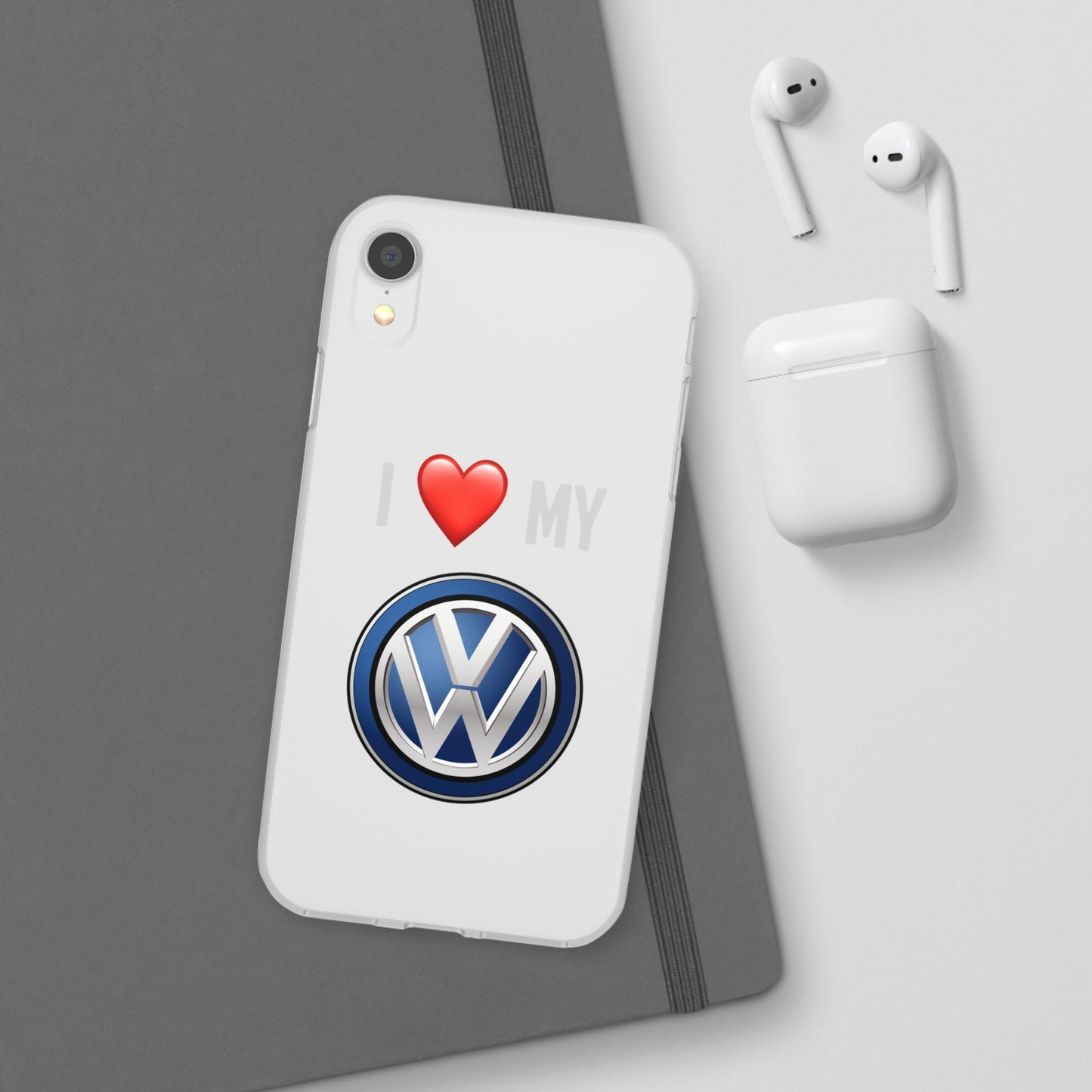 Volkswagen Phone Case - Flexible And Frosted TPU Plastic I Love My Volkswagen Phone Case