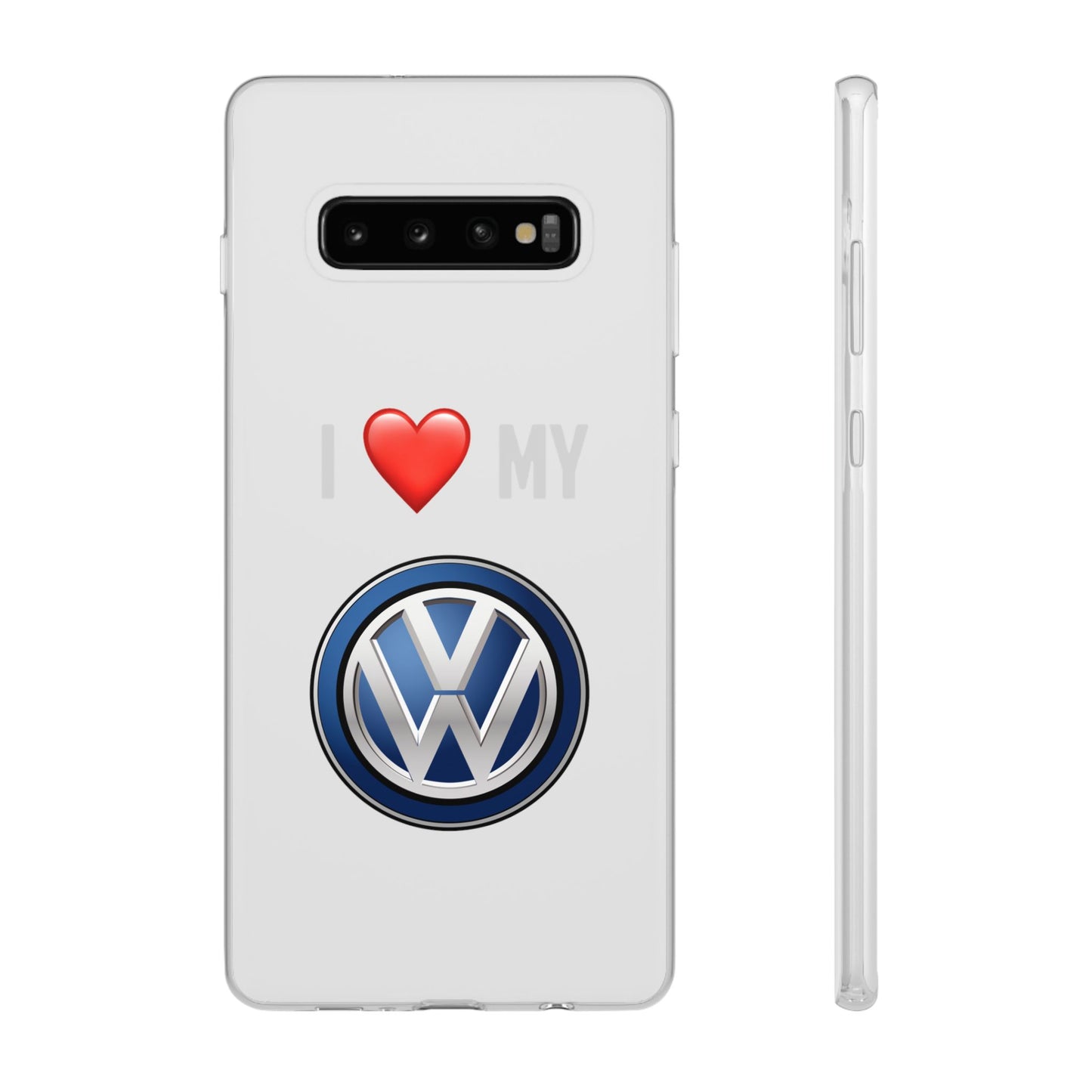 Volkswagen Phone Case - Flexible And Frosted TPU Plastic I Love My Volkswagen Phone Case