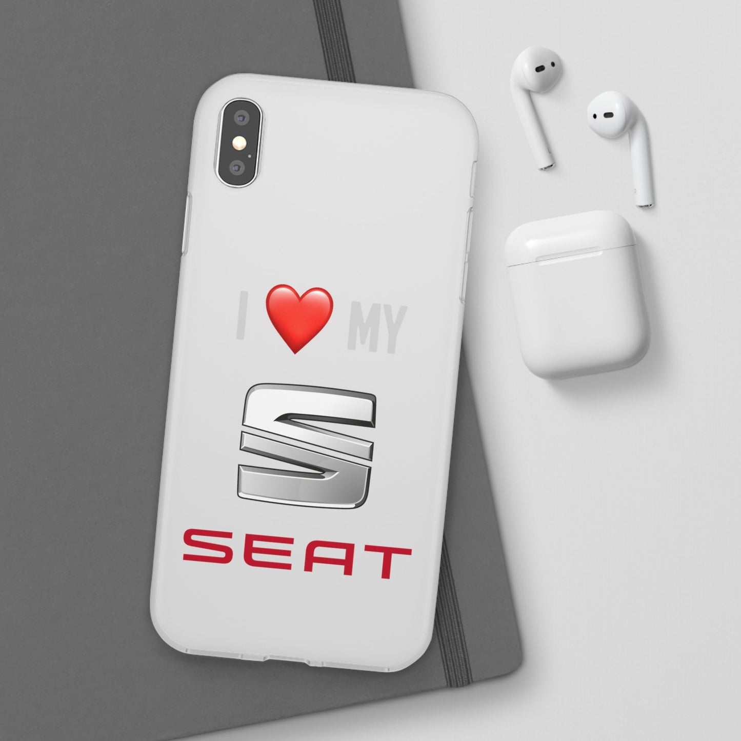 Seat Phone Case - Flexible And Frosted TPU Plastic I Love My Seat Phone Case