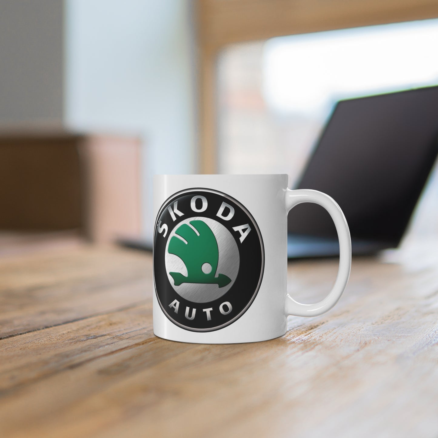 Skoda  - I Love my Skoda White Ceramic Coffee Cup 11oz, 15oz