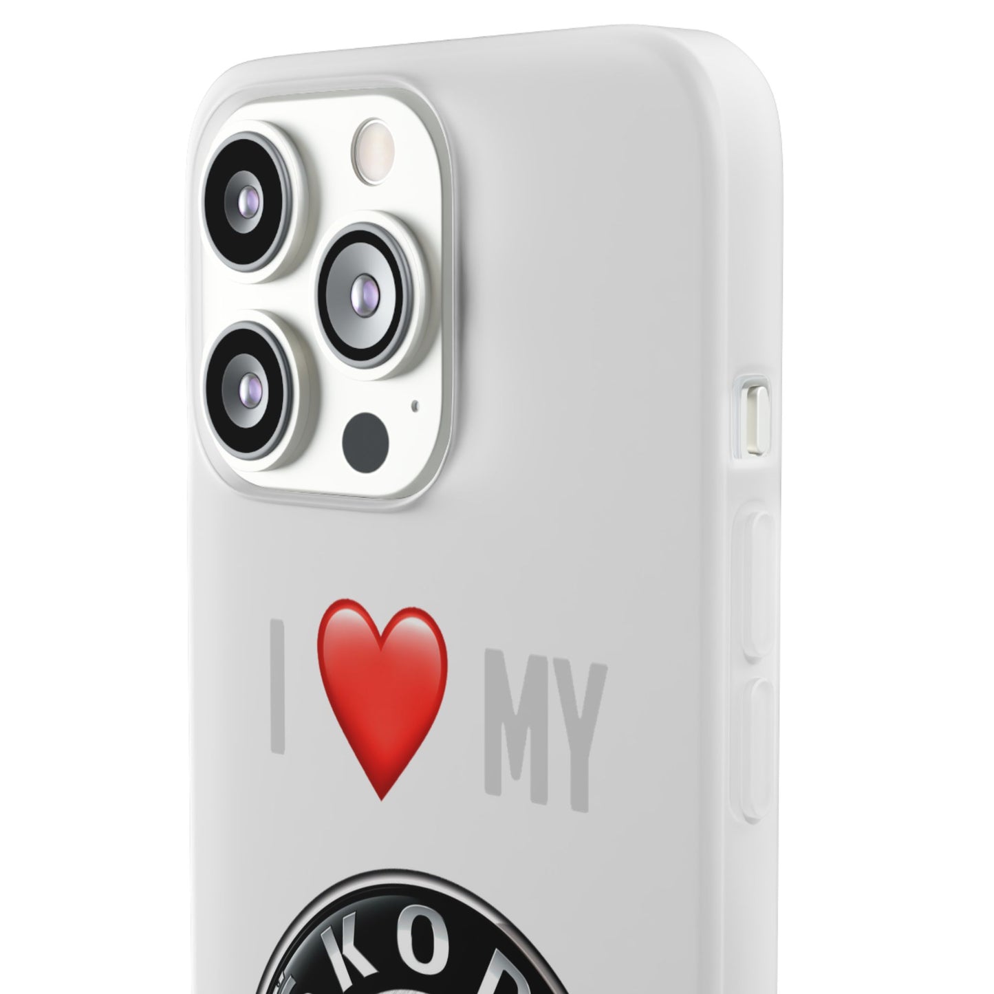 Skoda Phone Case - Flexible And Frosted TPU Plastic I Love My Skoda Phone Case