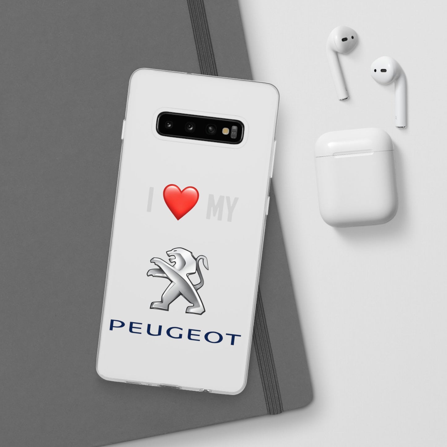 Peugeot Phone Case - Flexible And Frosted TPU Plastic I Love My Peugeot Phone Case