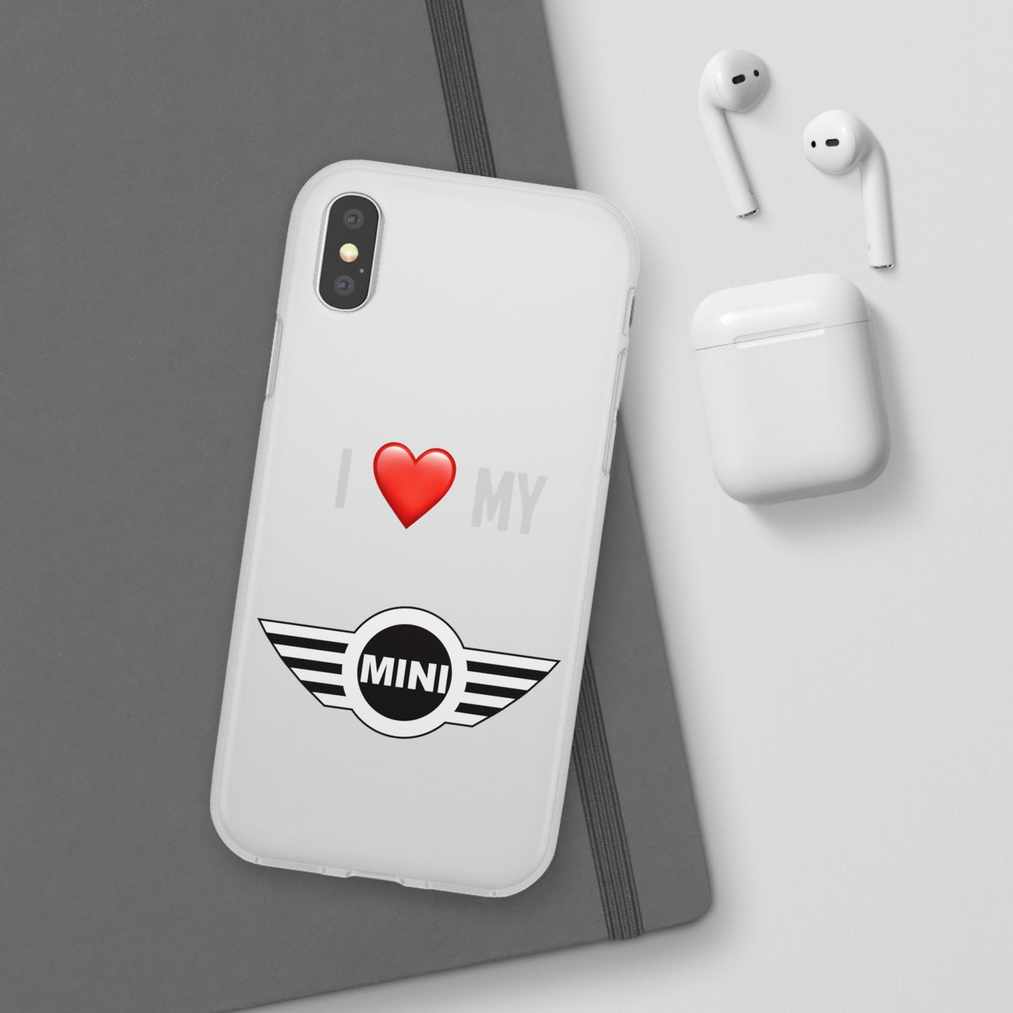 Mini Phone Case - Flexible And Frosted TPU Plastic I Love My Mini Phone Case