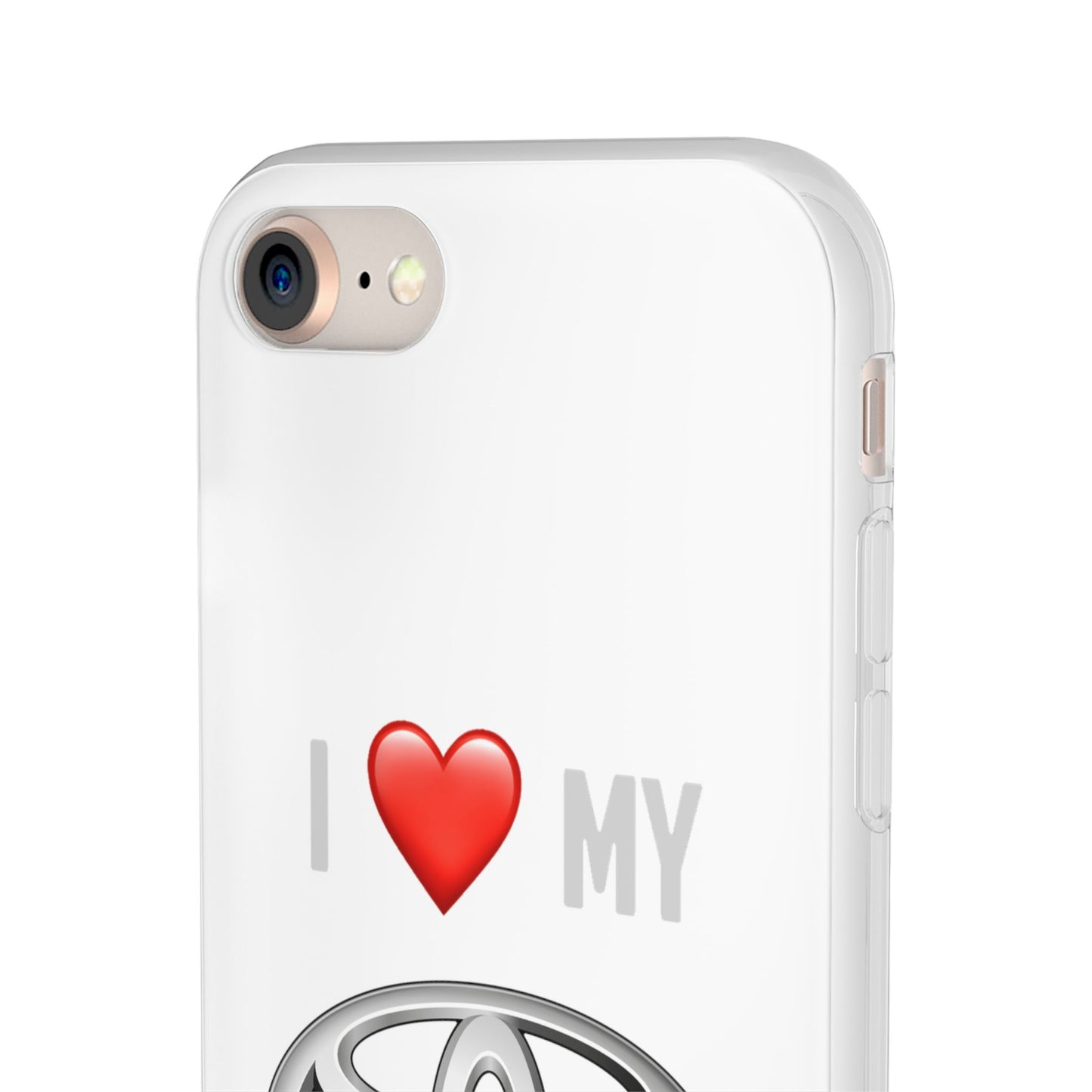 Toyota Phone Case - Flexible And Frosted TPU Plastic I Love My Toyota Phone Case