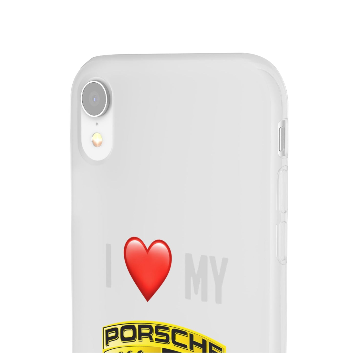 Porsche Phone Case - Flexible And Frosted TPU Plastic I Love My Porsche Phone Case