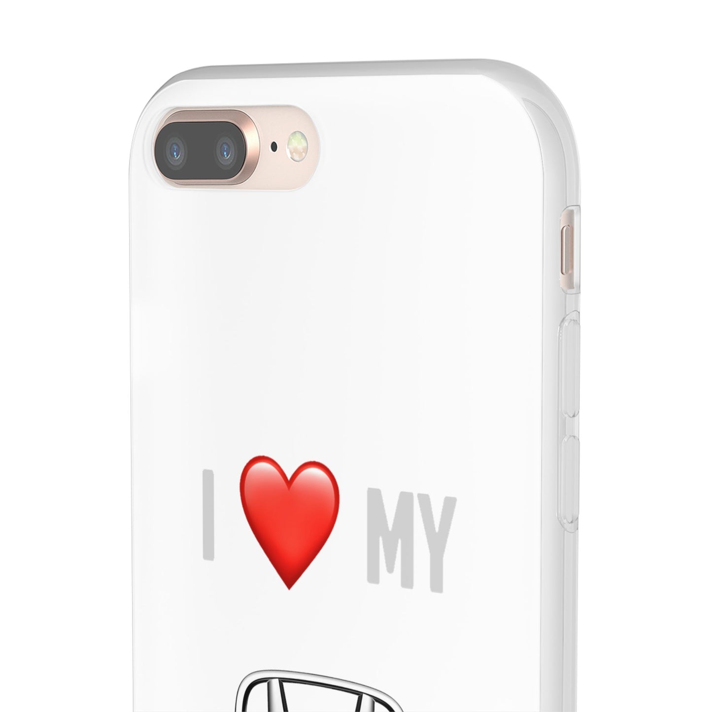 Honda Phone Case - Flexible And Frosted TPU Plastic I Love My Honda Phone Case