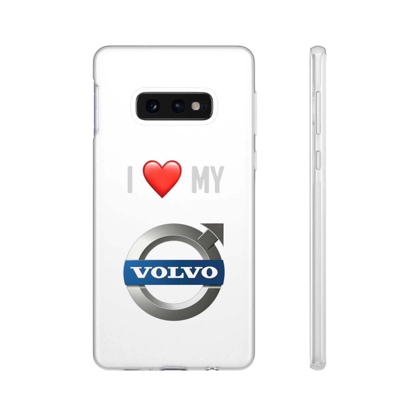 Volvo Phone Case - Flexible And Frosted TPU Plastic I Love My Volvo Phone Case