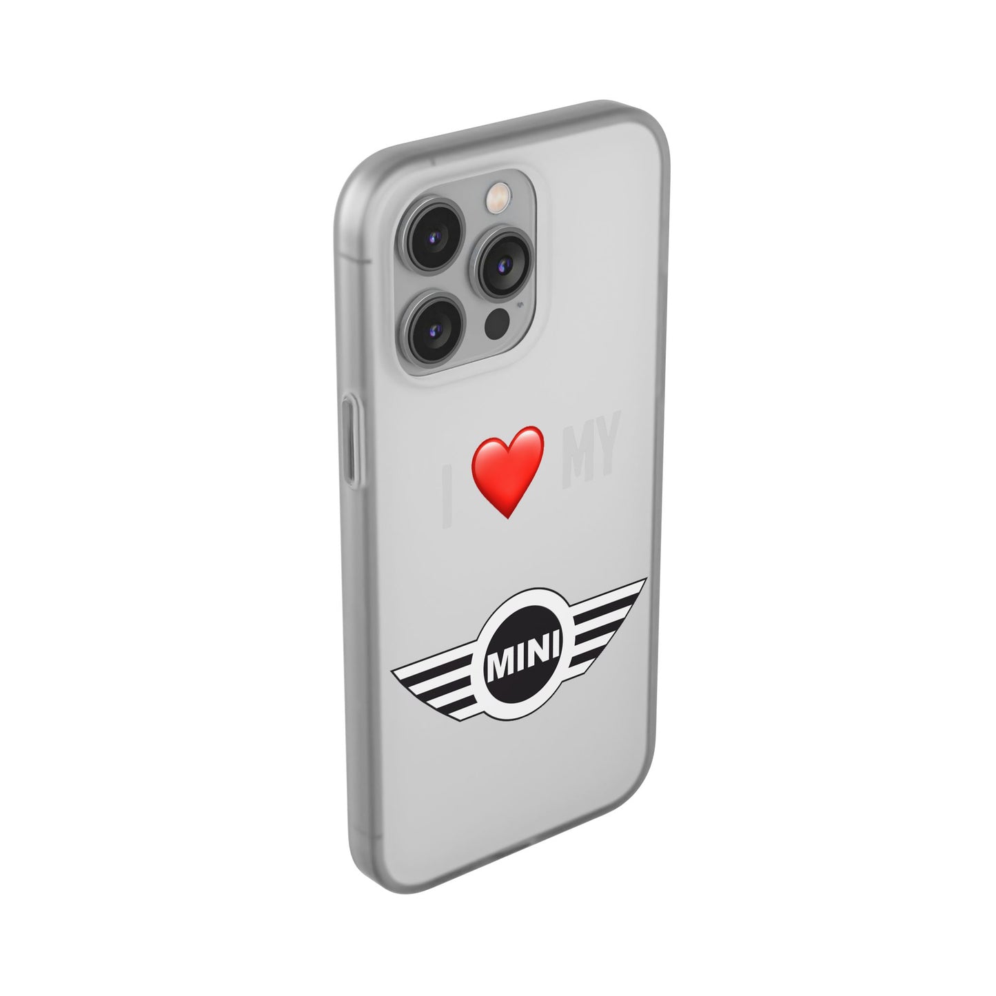 Mini Phone Case - Flexible And Frosted TPU Plastic I Love My Mini Phone Case