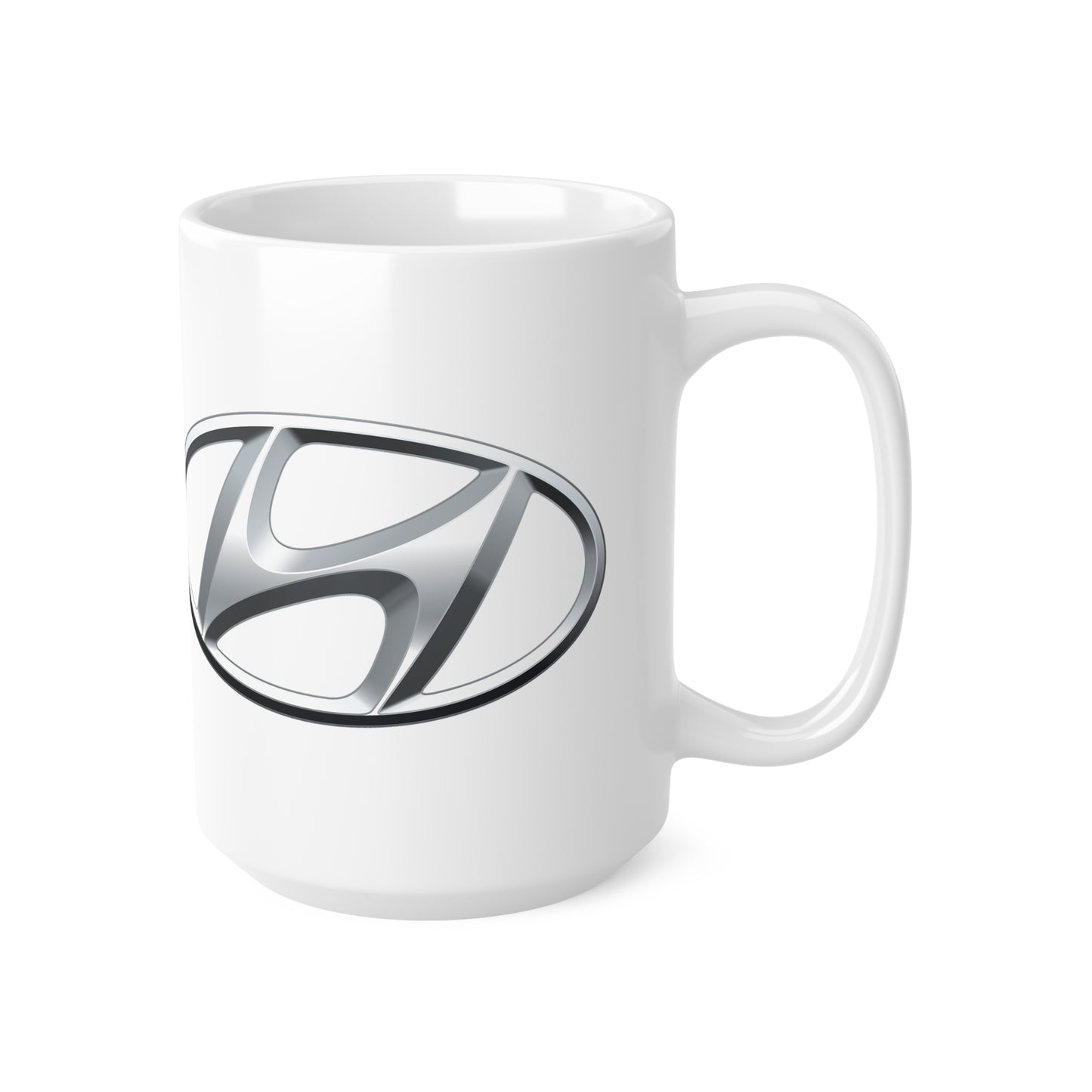 Hyundai  - I Love my Hyundai White Ceramic Coffee Cup 11oz, 15oz