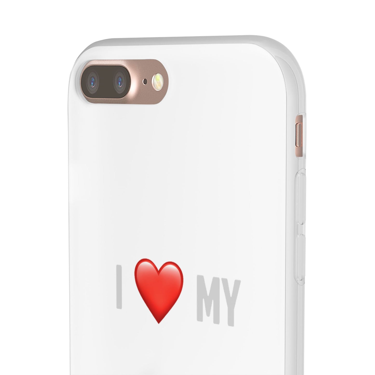 Mini Phone Case - Flexible And Frosted TPU Plastic I Love My Mini Phone Case